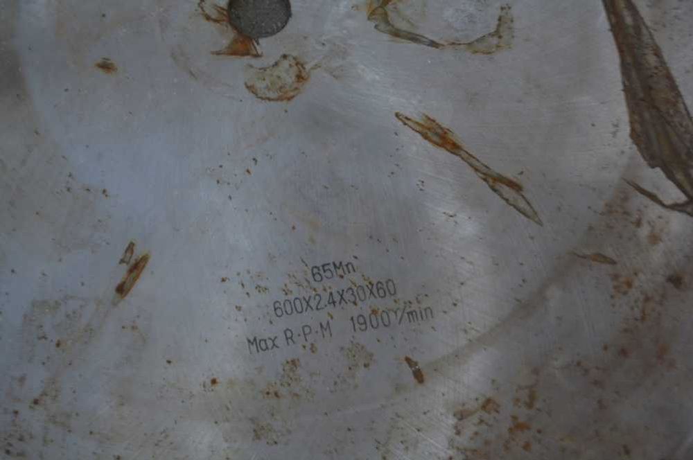 Piła Tarczowa, Tarcza do drewna 600mm