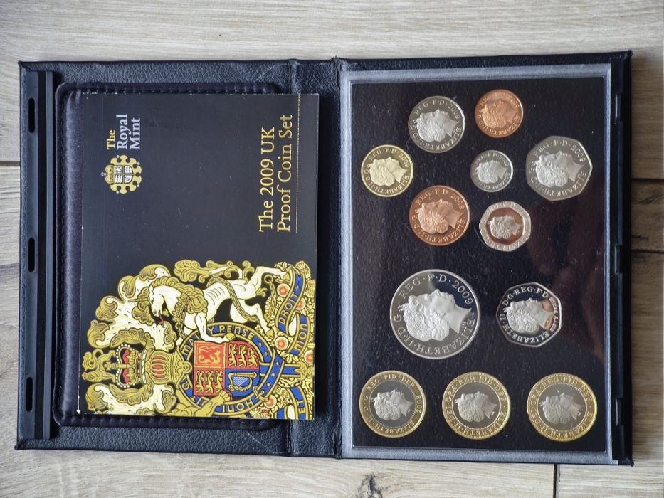 Zestaw monet The Royal Mint 2009 Kew Gardens 50p Mega rzadkość