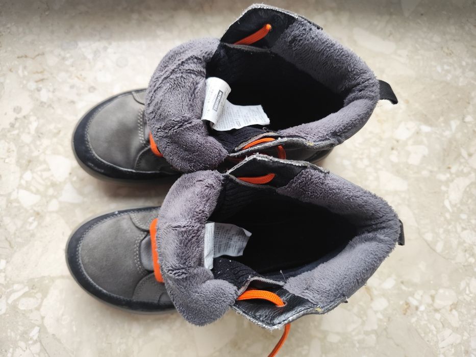 Buty zimowe kozaki śniegowce dla chłopca Quechua Novadry r. 36