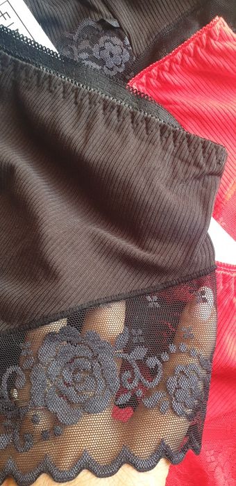 4×Damskie majtki figi z wysokim stanem 3 XL