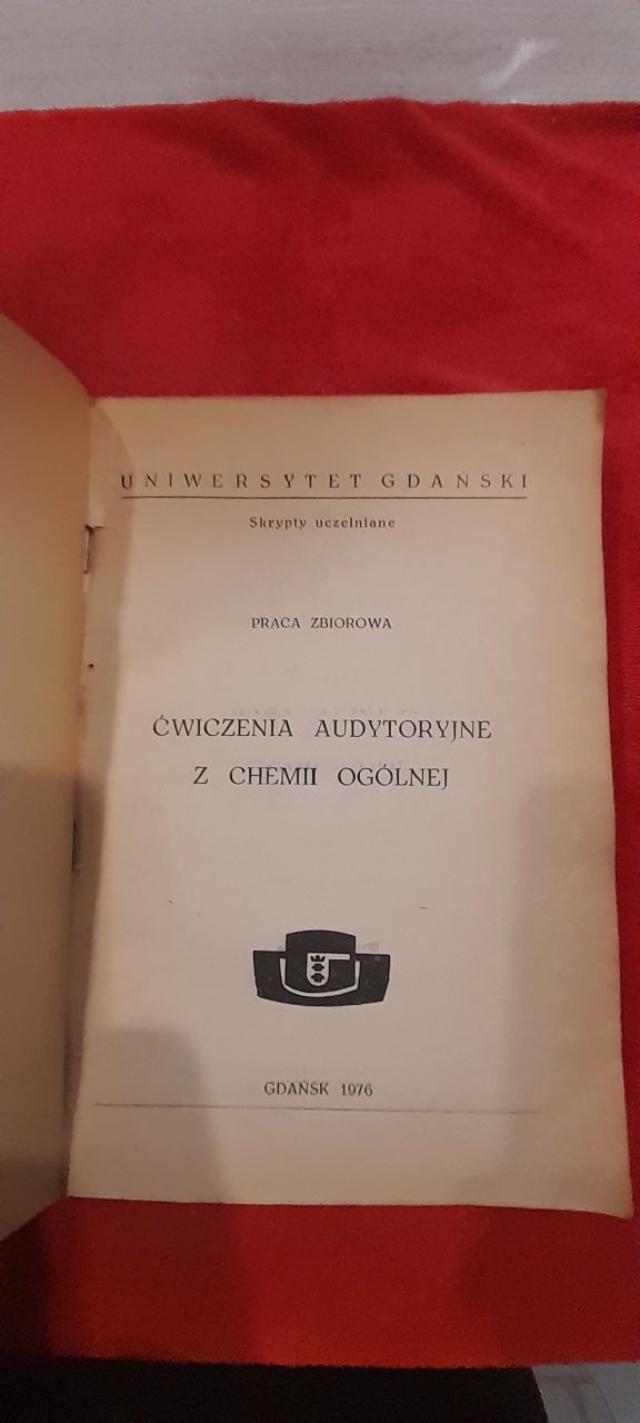 Ćwiczenia audytoryjne z chemii ogólnej Uniwersytet Gdański