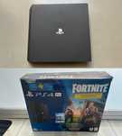 PlayStation 4 Pro + caixa + suporte + comando