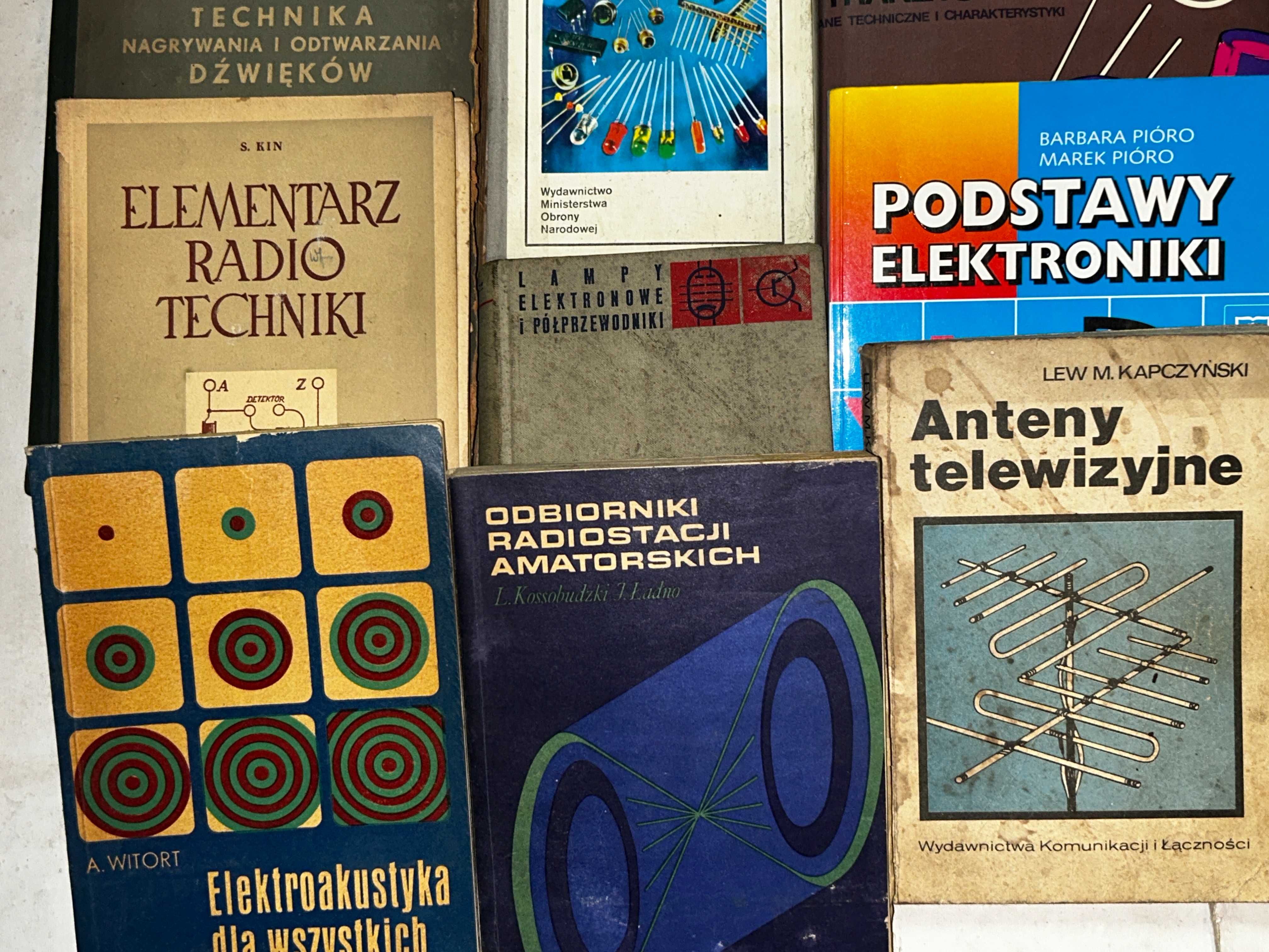 Książki ELEKTRONIKA Radio i inne...21 sztuk