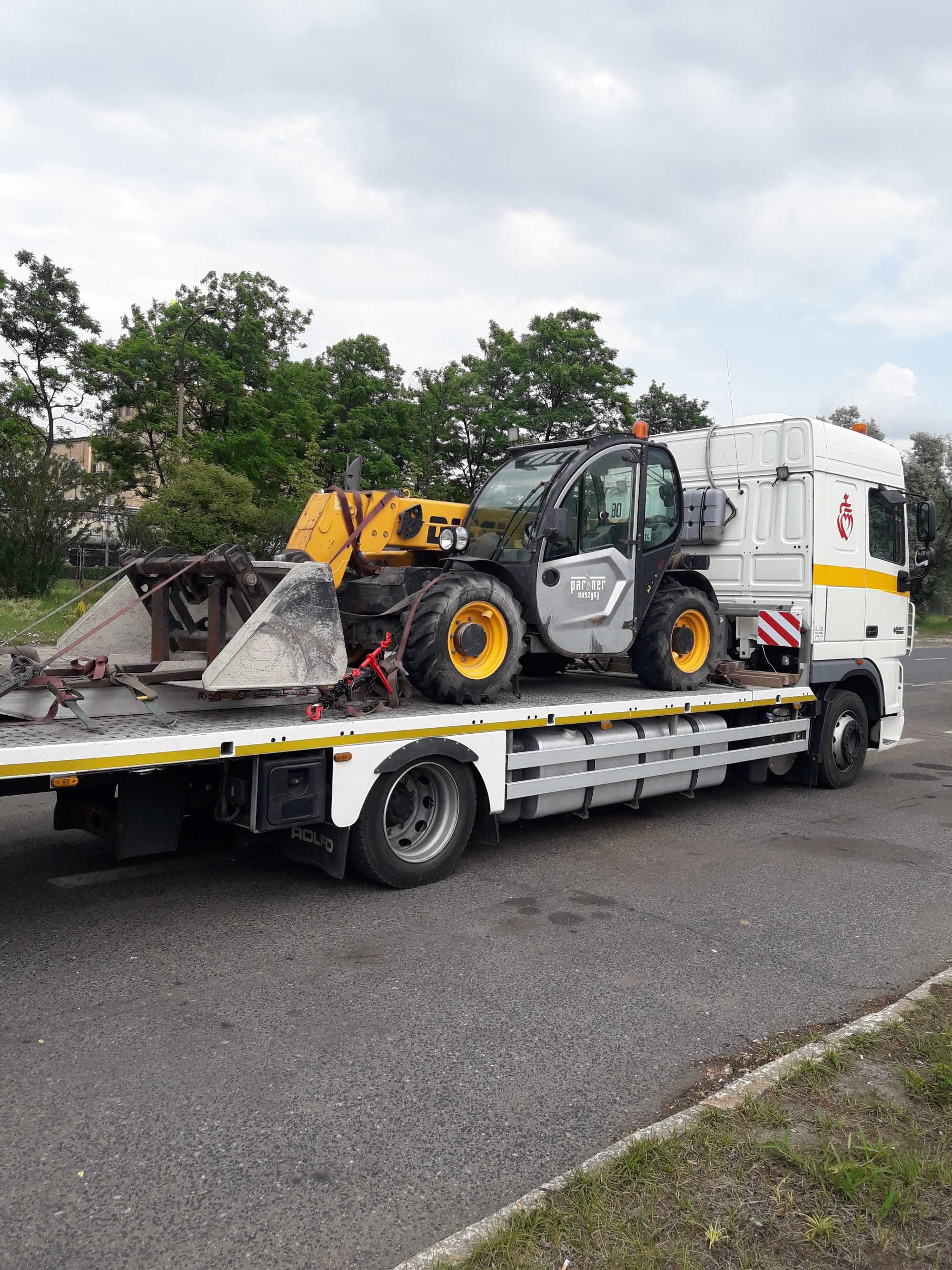Laweta,Transport maszyn rolniczych,budowlanych,busów,wózków,do 9T