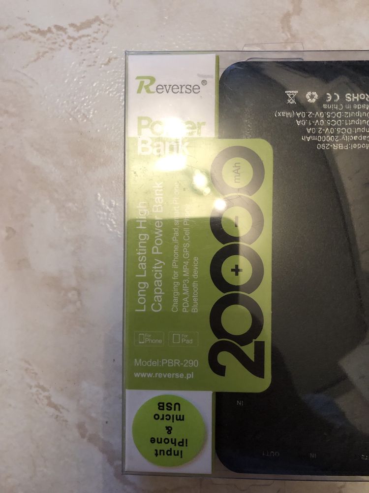 PowerBank Reverse 20000 mAh новий