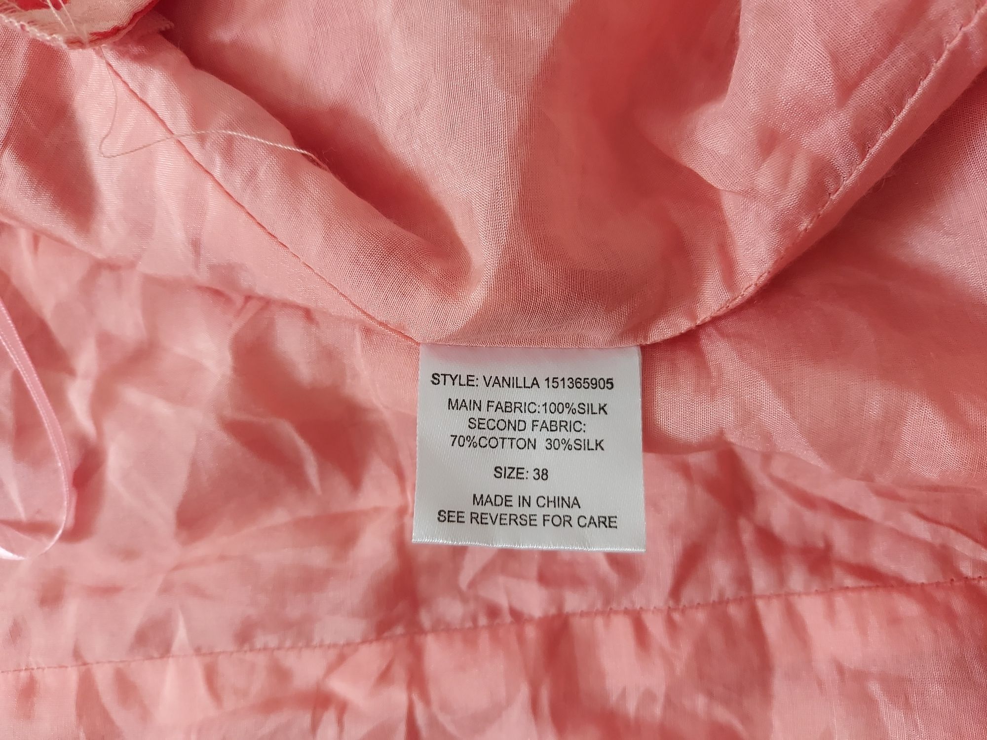 Jedwabna spódnica Custommade rozm 38