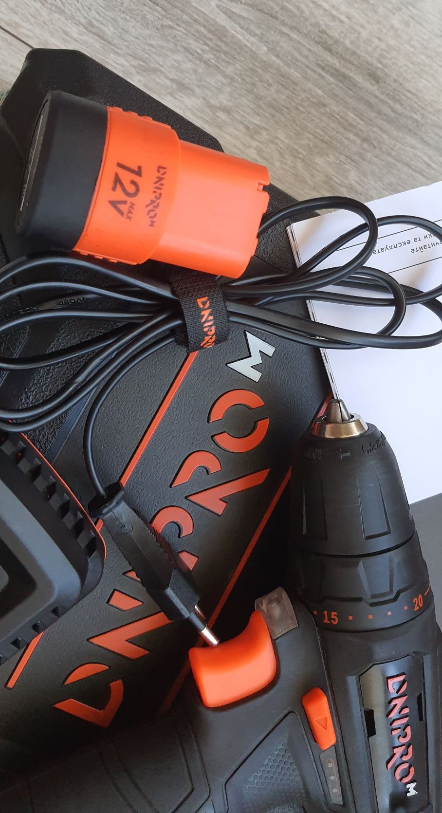 Продам дрель шуруповерт Dnipro-M CD-12CX Compact .