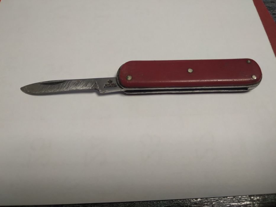 Stary scyzoryk nóż składany kieszonkowy Gerlach Prl