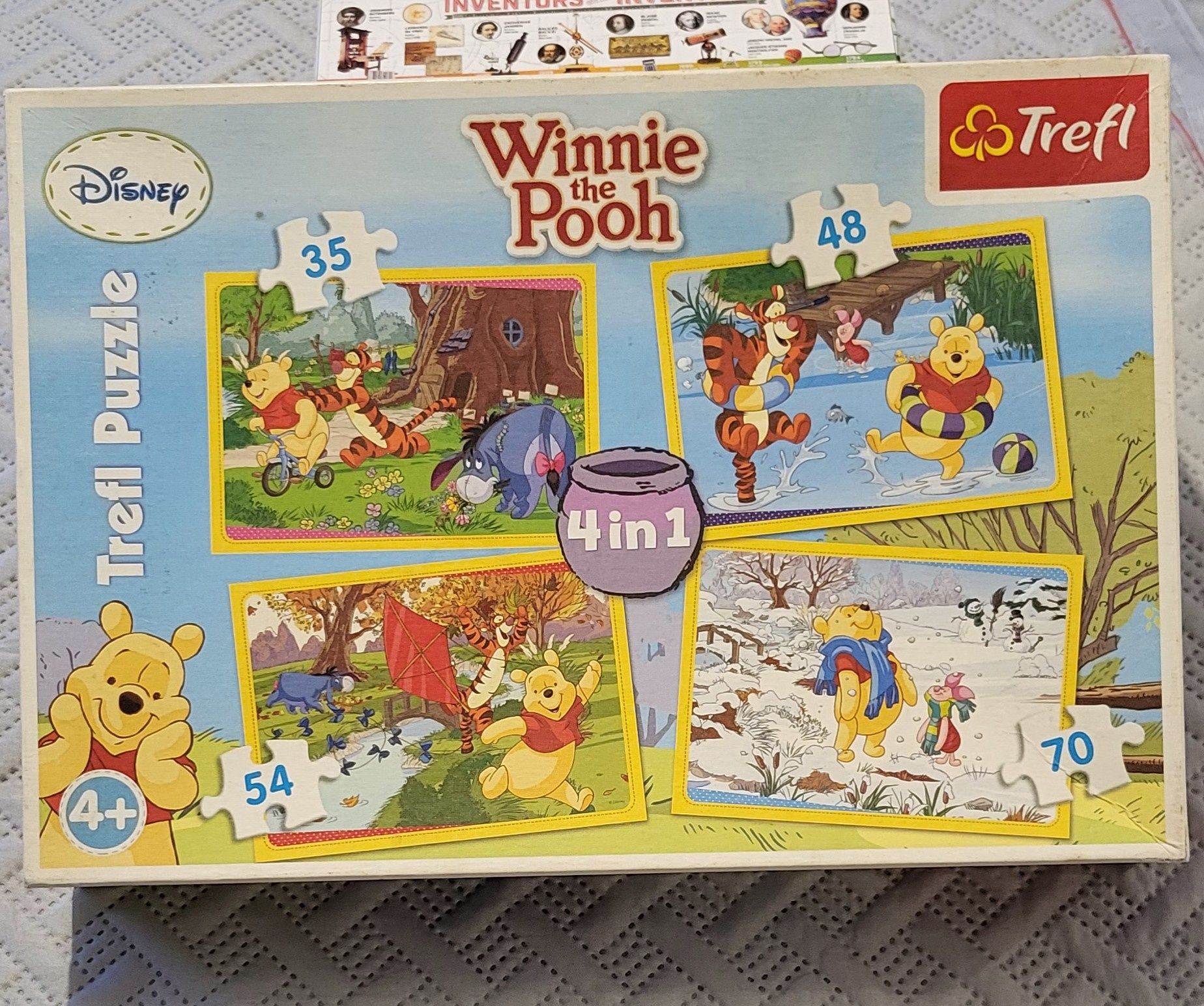 Puzzle Trefl 4in1 "Miś Puchatek"