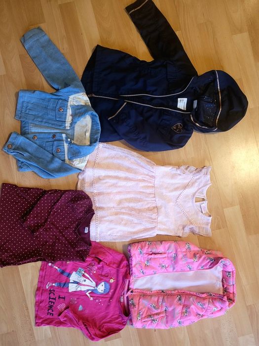 Wielka paka cudnych ubranek 92/98 dla dziewczynki paka ubrań 92/98
