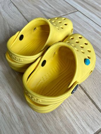 Crocs c6-7 жовті