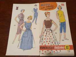 Moda "na letnim urlopie" 1958