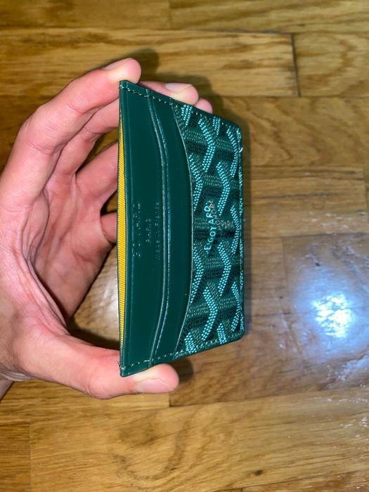 Goyard green wallet