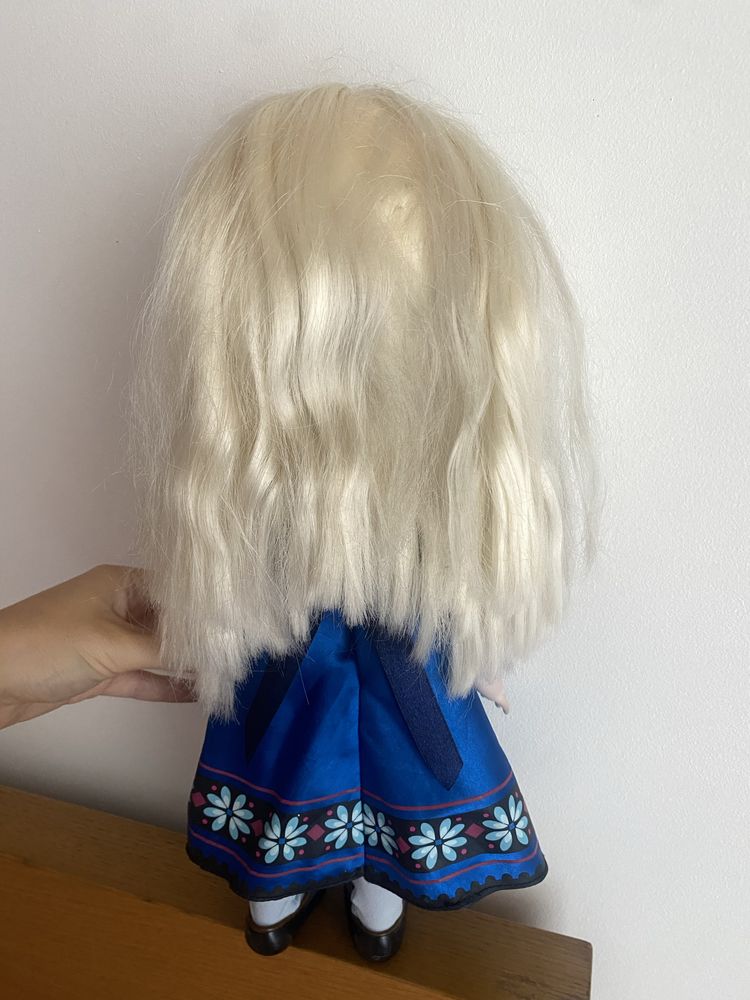 Boneca grande animator Elsa Frozen Disney princesa pequena