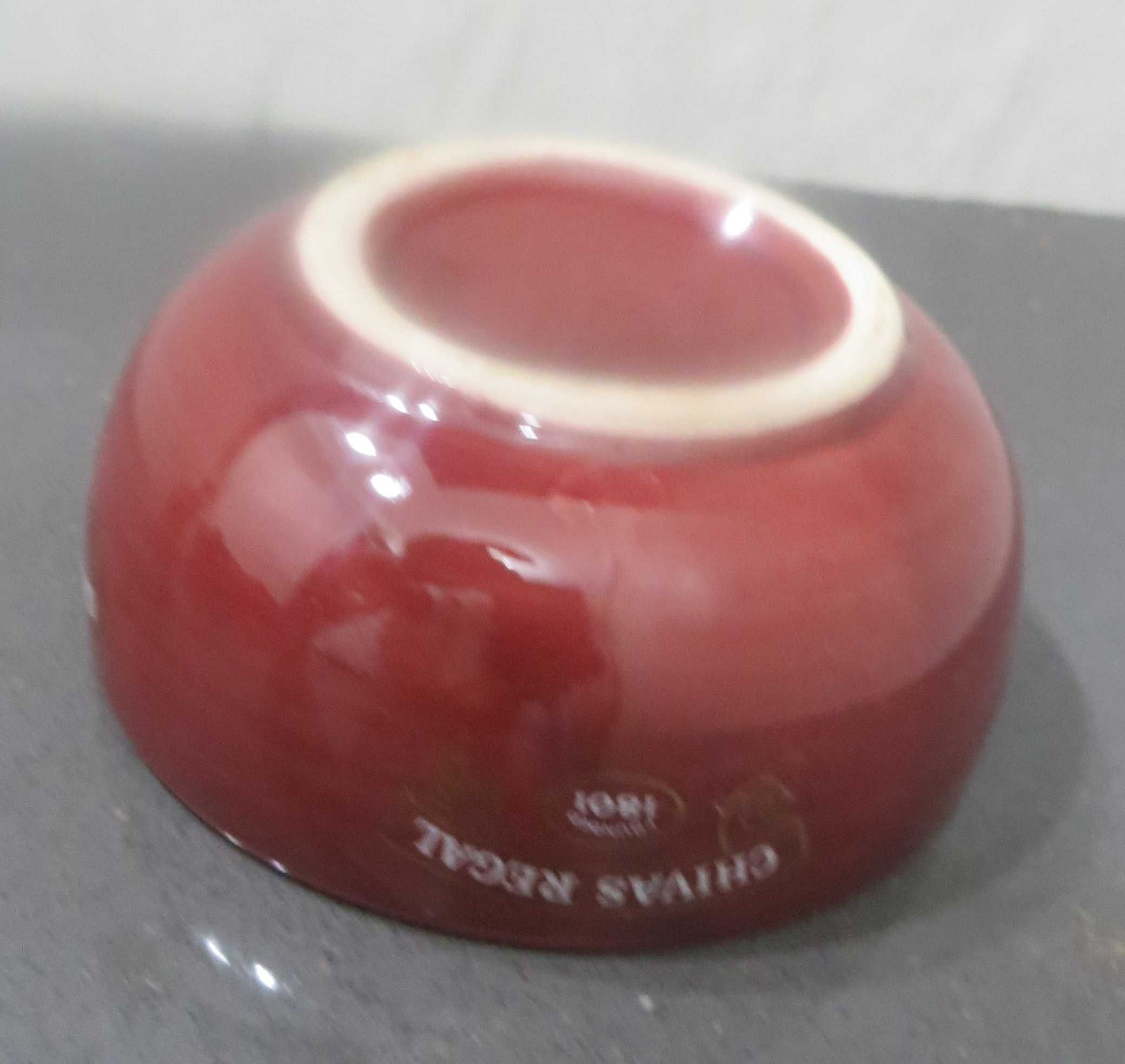 Taça  aperitivos Chivas R. Cerâmica: Diâmetro 10 cm - Altura 5 cm