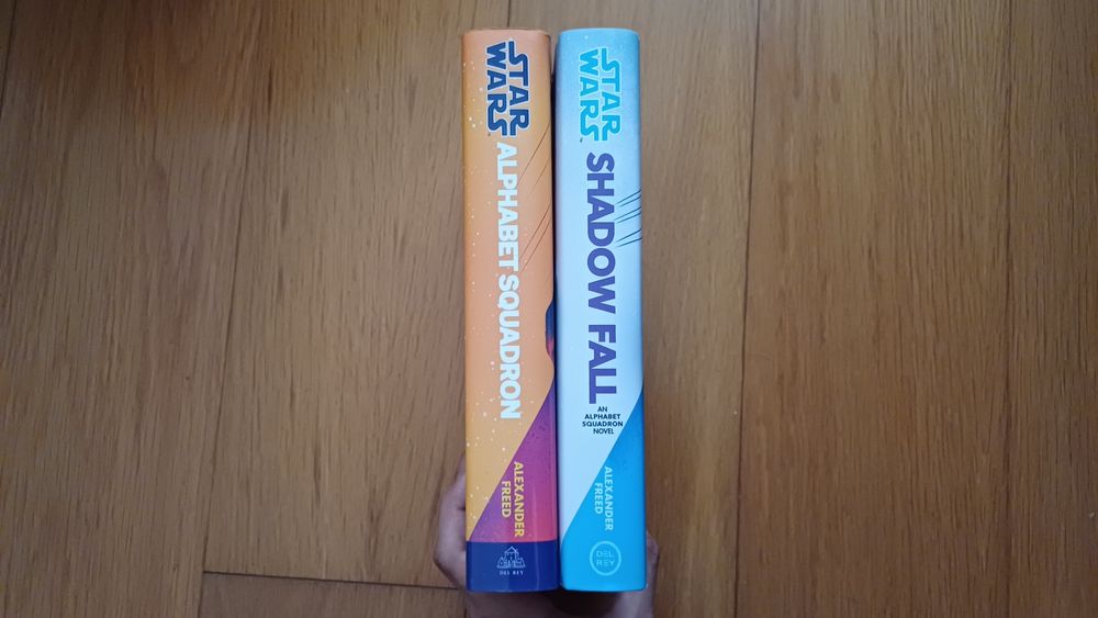Livros Star Wars Alphabet Squadron e Shadow Fall