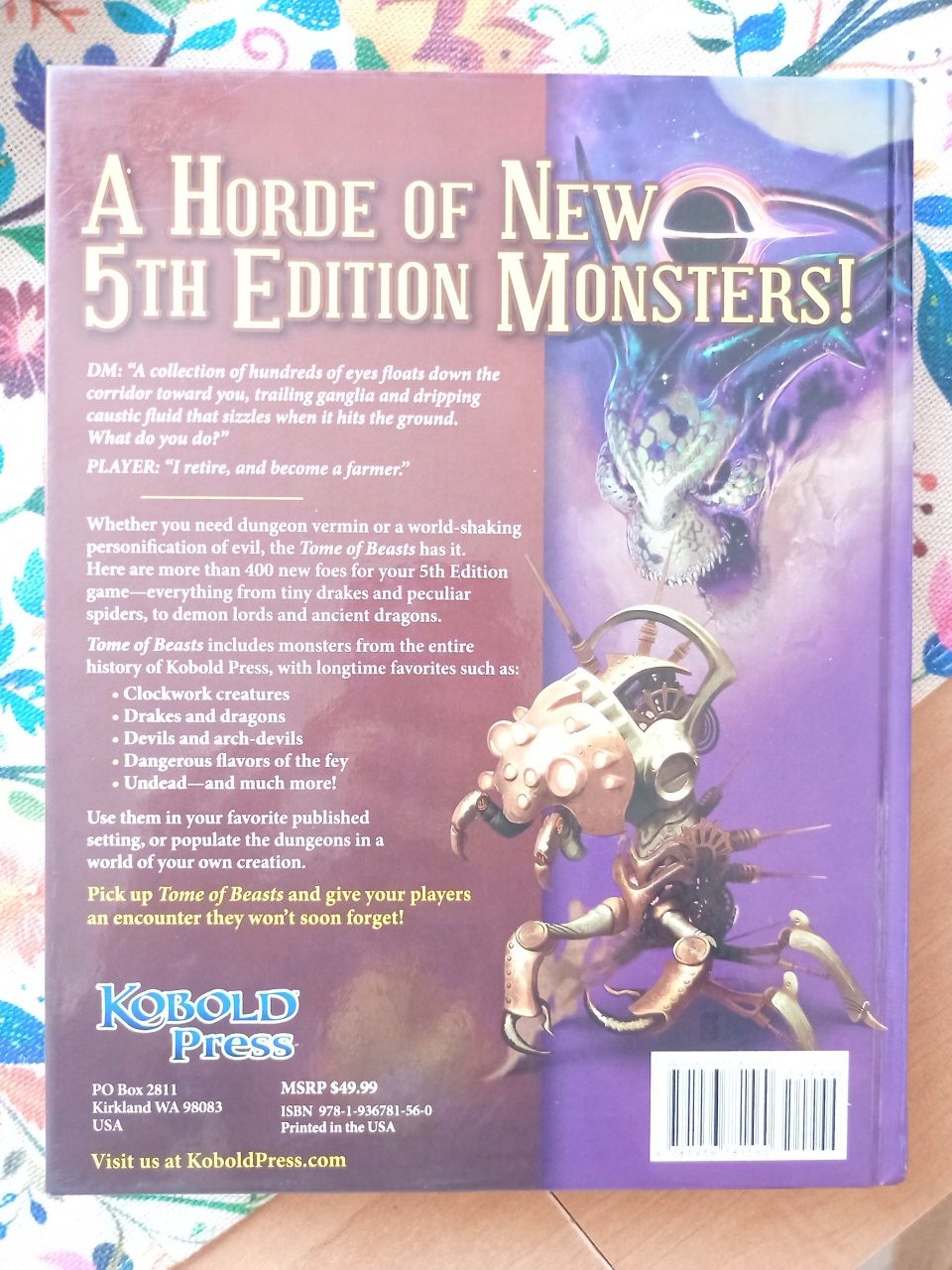Dungeons and Dragons Tome of Beasts Ang.