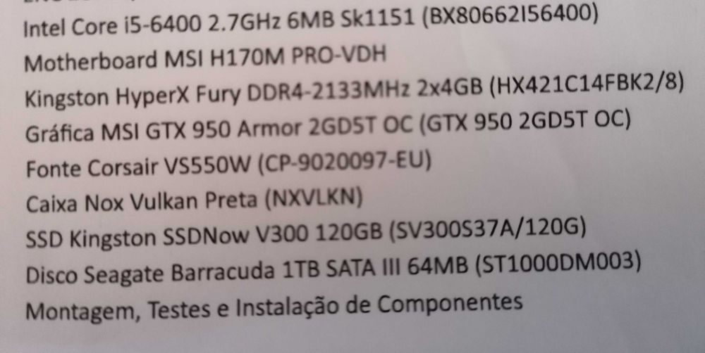 Torre computador MSI Gaming