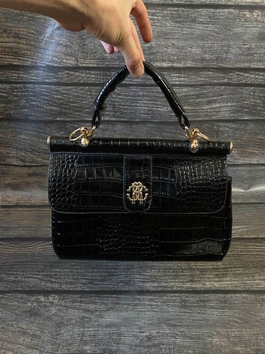Roberto Cavalli шкіряна жіноча сумка