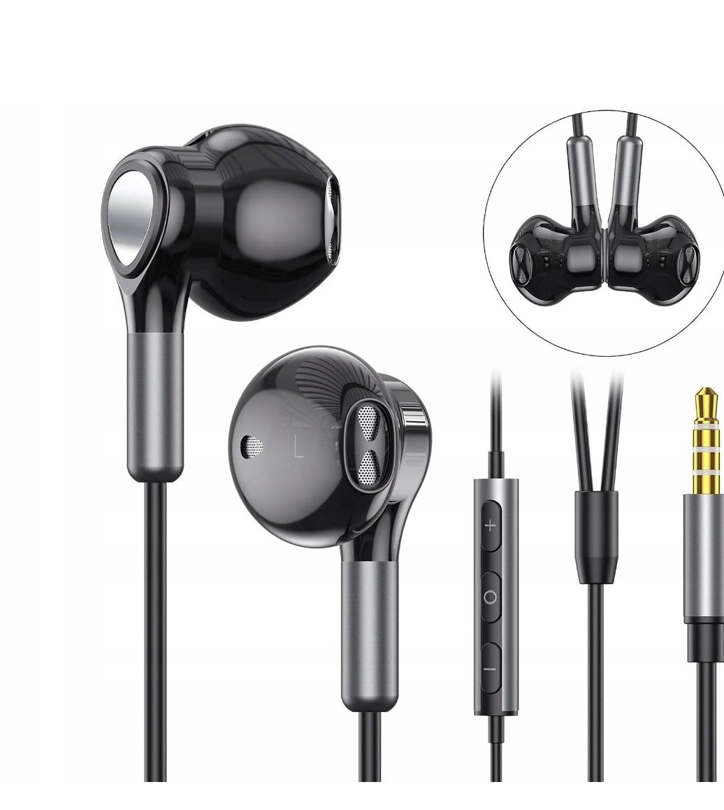 Słuchawki przewodowe BENEWY ME510 AUX 3.5mm do MP3 telefonu PC