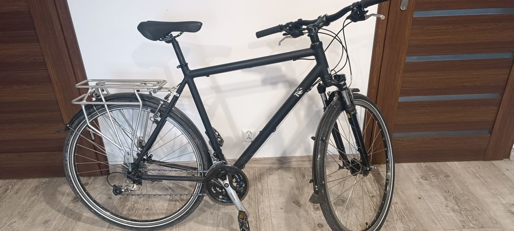 Rower trekkingowy szwajcarskiej manufaktury TDS, Shimano koła 28 swiss