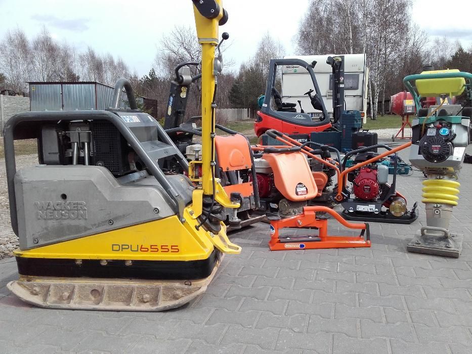 Zagęszczarka,Młot,Glebogryzarka,Osuszacz ,Rusztowanie.- Wypożyczalnia