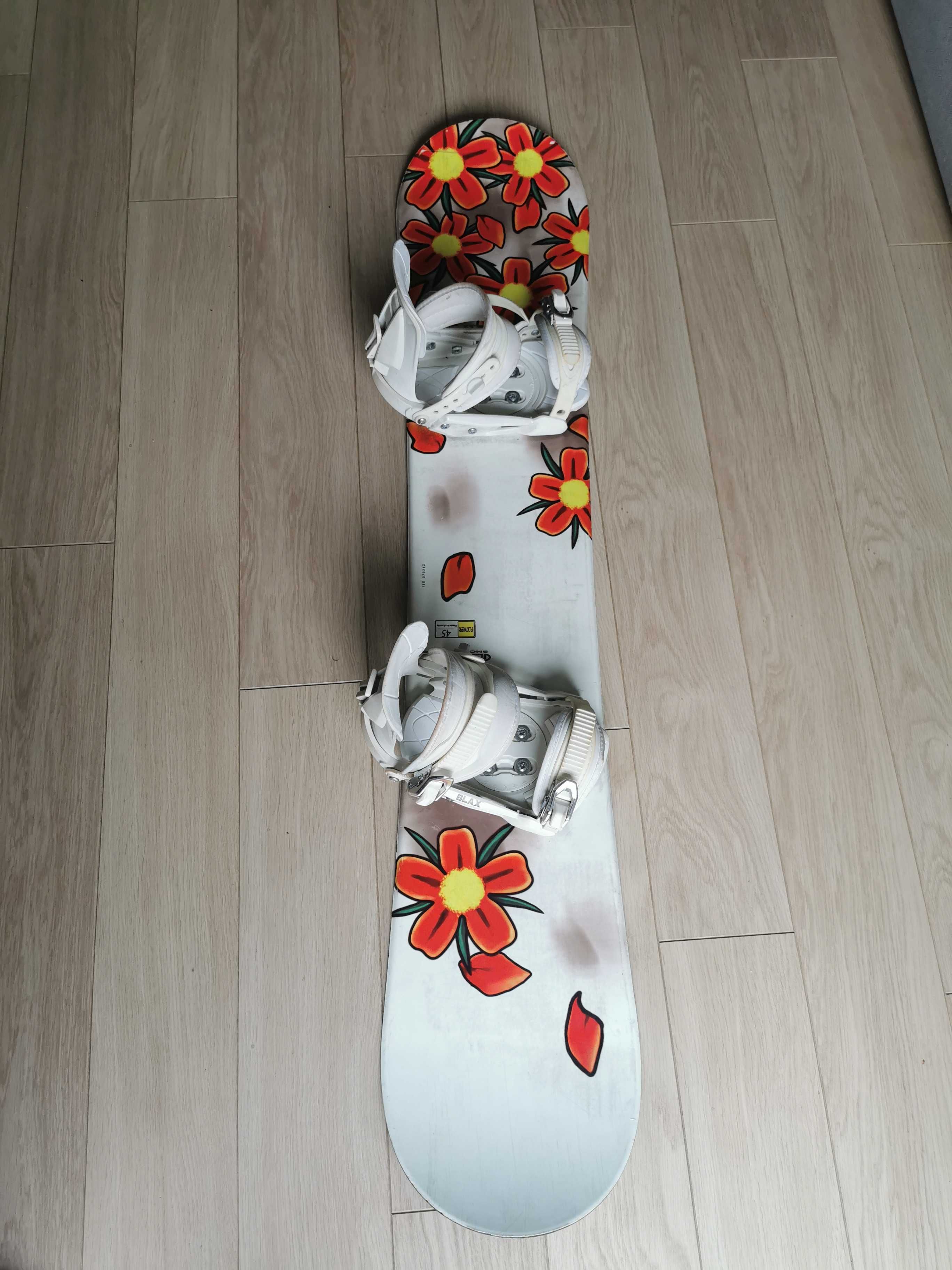 Deska snowboardowa damska 145cm