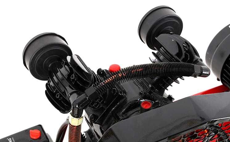 KRAFT&DELE Kompresor Olejowy Sprężarka 150l 400v 5,2km 2Tłoki KD406
