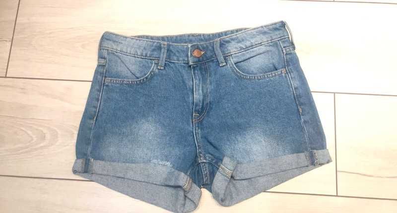 Krótkie jeansowe spodenki H&M