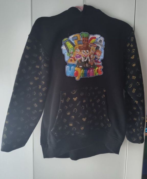 Bluza Premium czarna Wojanowice Wojan Team rozmiar 140 146