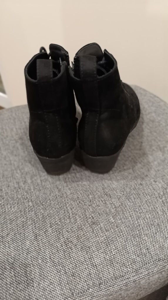 Botki zamszowe 34 H&M