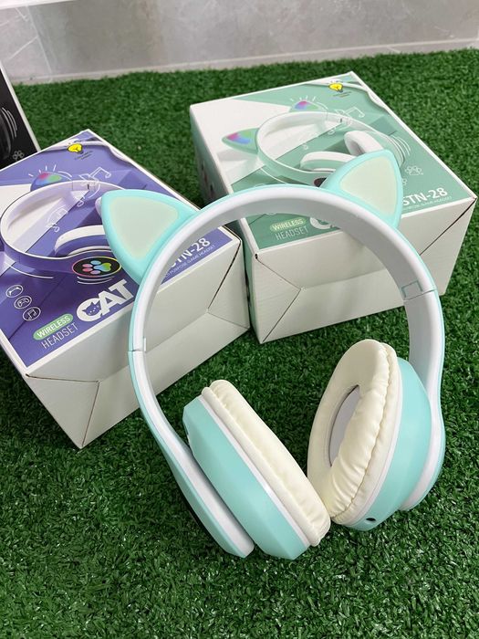 Беспроводные НАУШНИКИ с подсветкой!   Наушники на блютузе! Громкие.