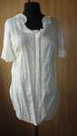 Marks & Spencer- długa damska biała bluzka  r; XL