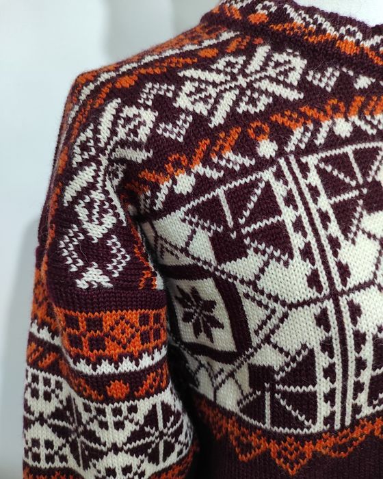 Вінтажний вовняний светр унісекс/вінтаж