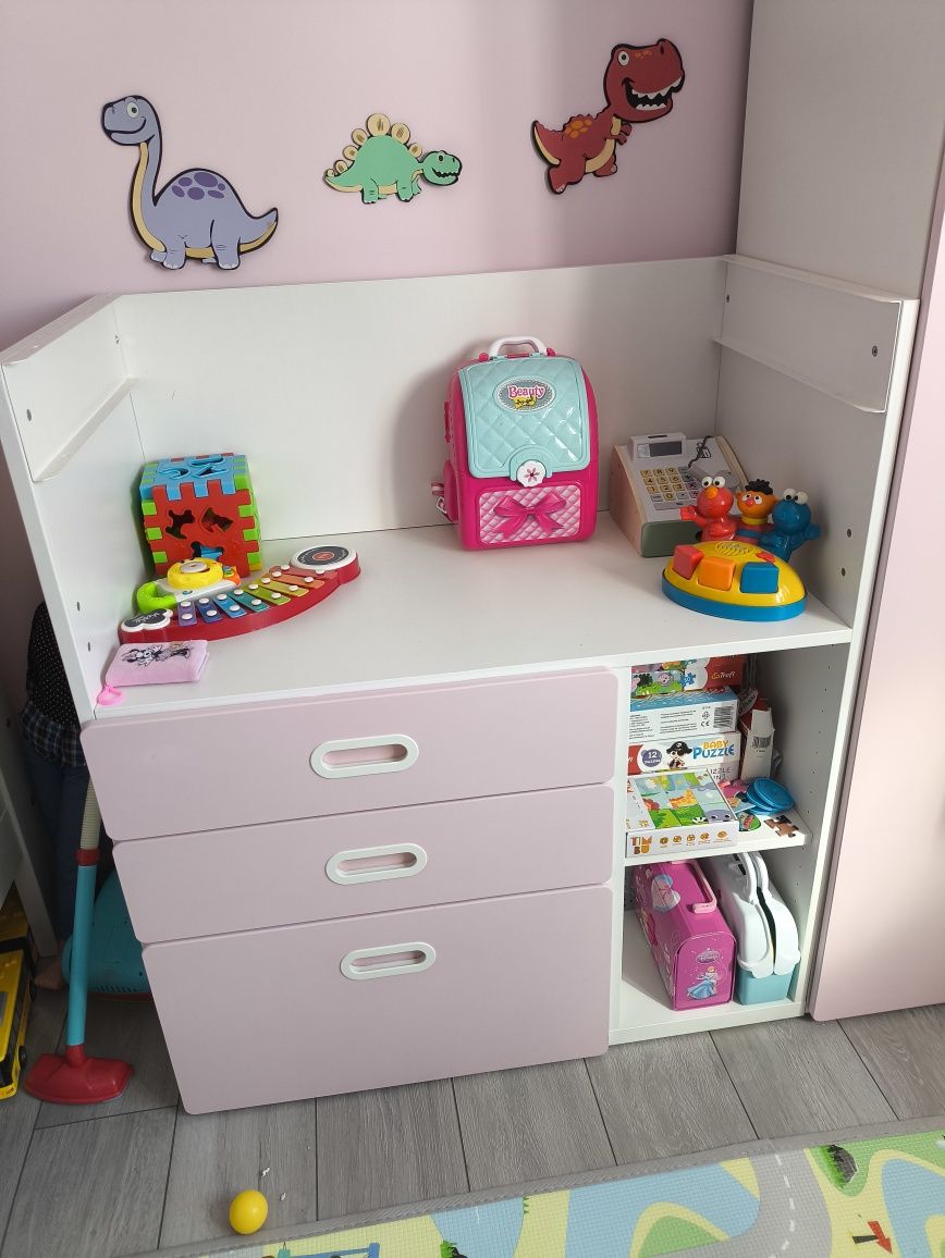 Ikea Stuva przewijak/biurko i łóżeczko z materacem