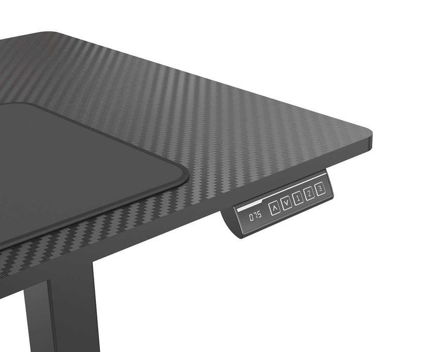 NOWE Biurko Elektryczne Regulowane 140x60 Gamingowe Podnoszone FAKTURA