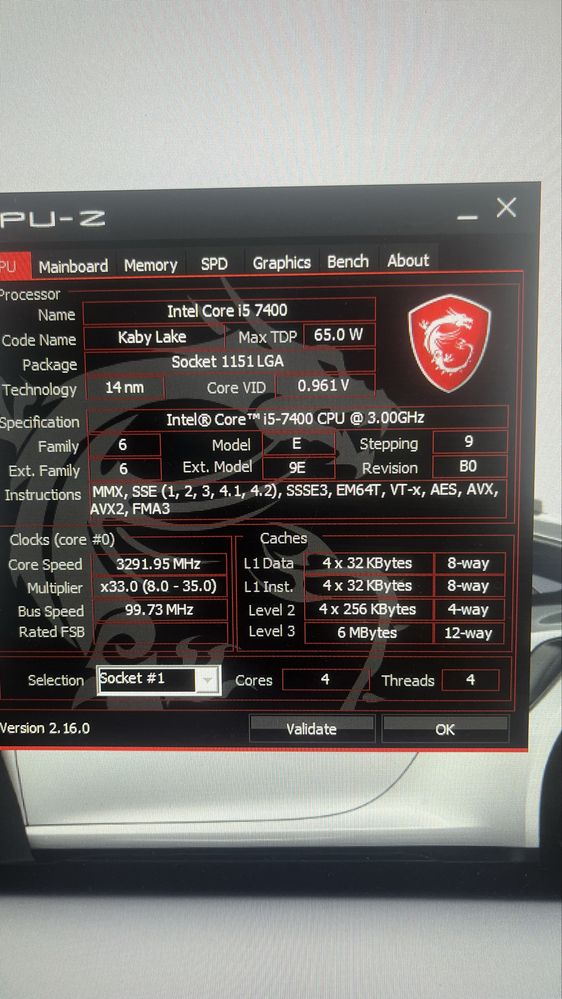 Komputer gamingowy MSI Aegis 3 w stanie idealnym.