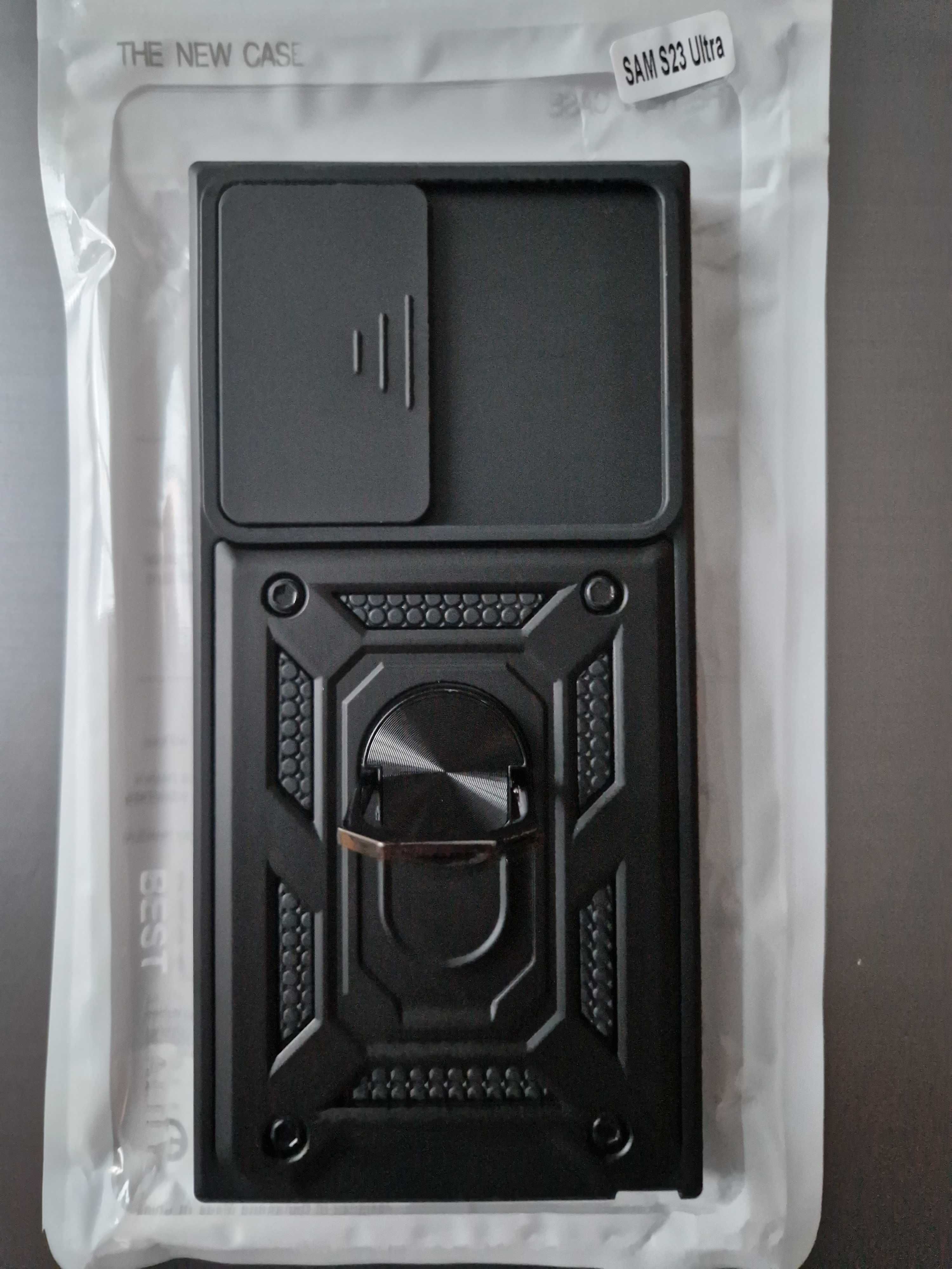Case Slide Camera Armor Case do Samsung Galaxy S23 Ultra Czarny