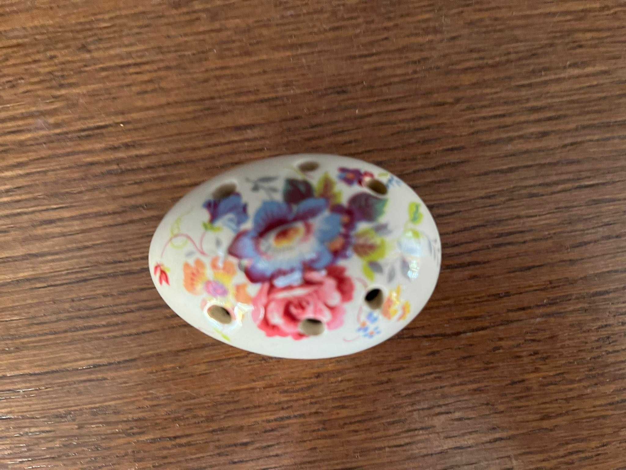 Porcelanowe jajko kwiaty na pachnący susz