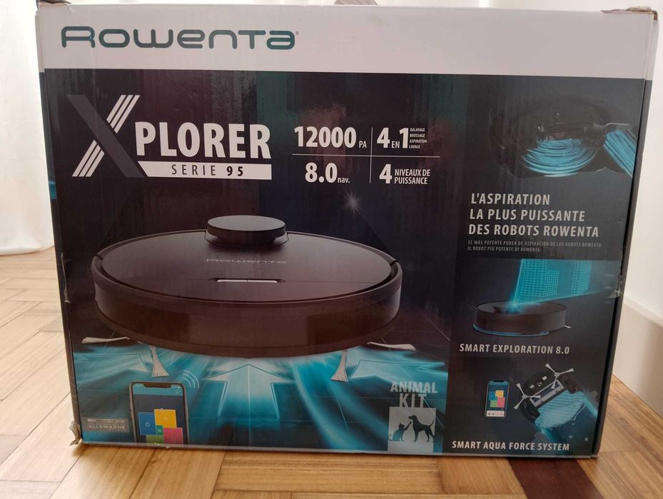 Rowenta rr7975wh x plorer 95 - pouco uso e em garantia