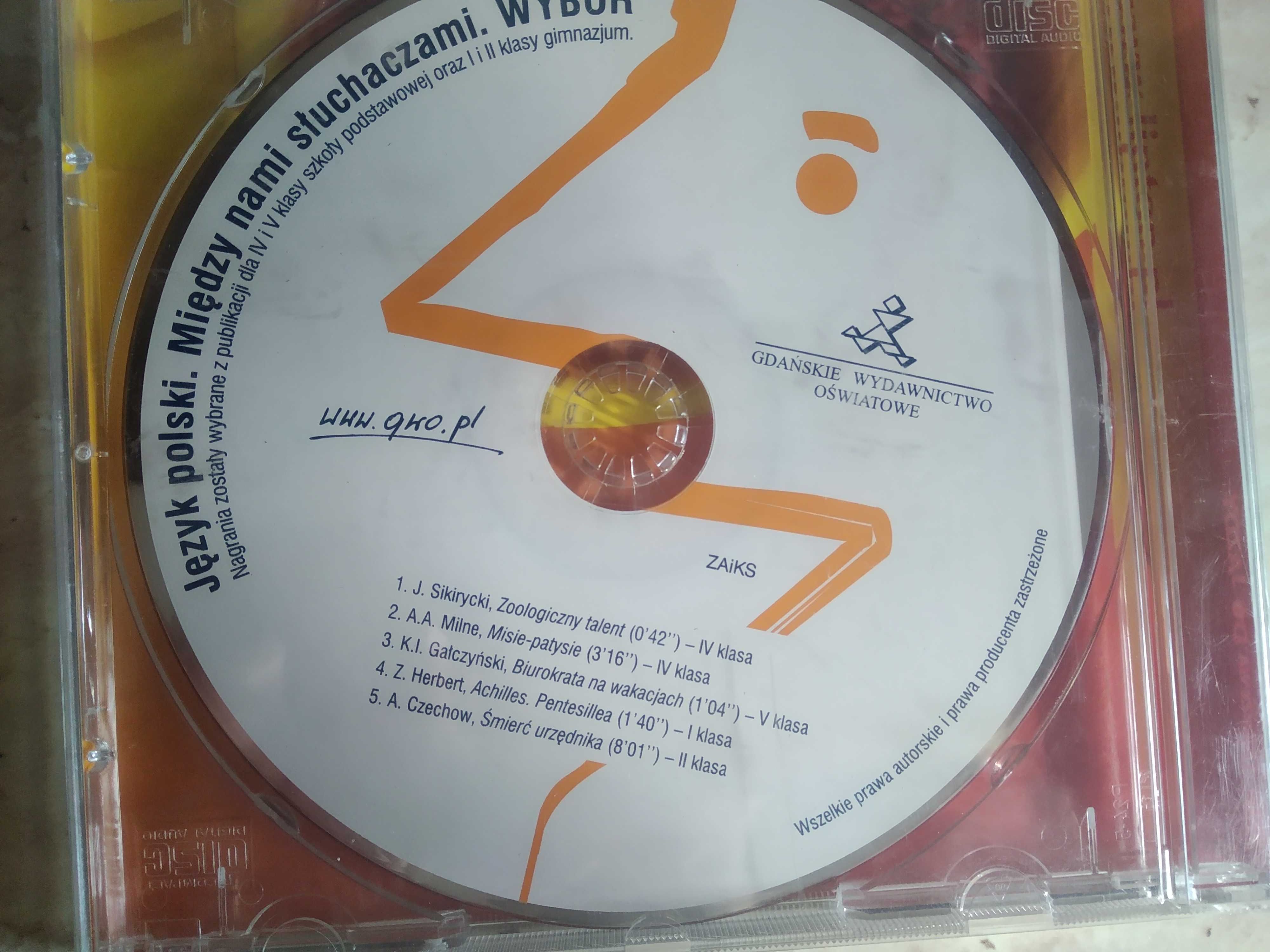 Materiały dydaktyczne dla polonistów- płyty cd