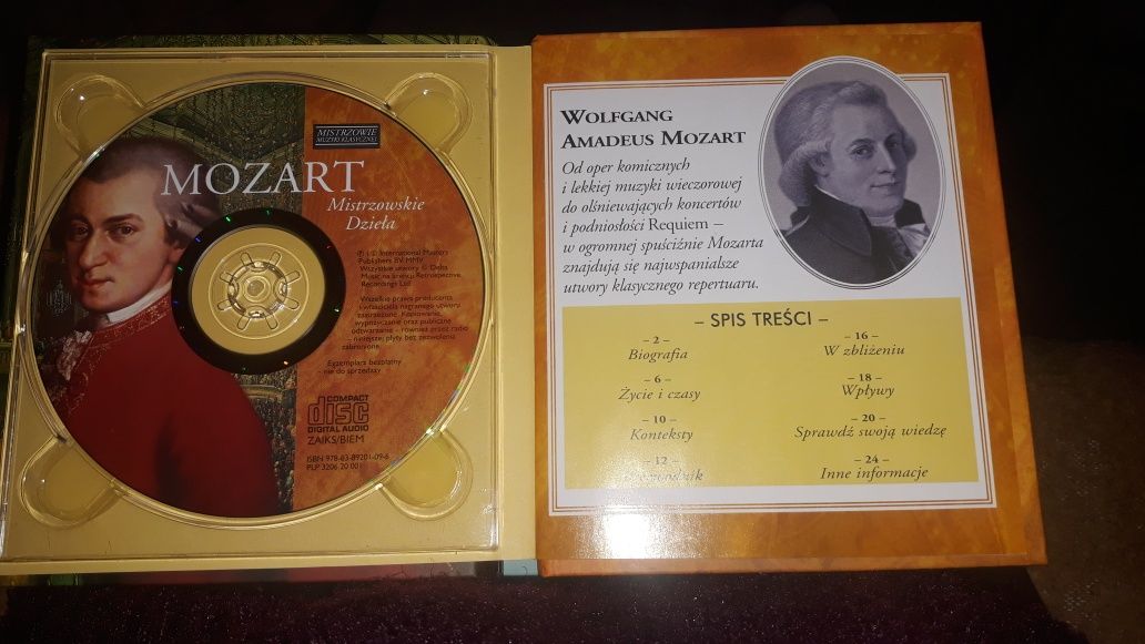Mozart płyta cd+ biografia