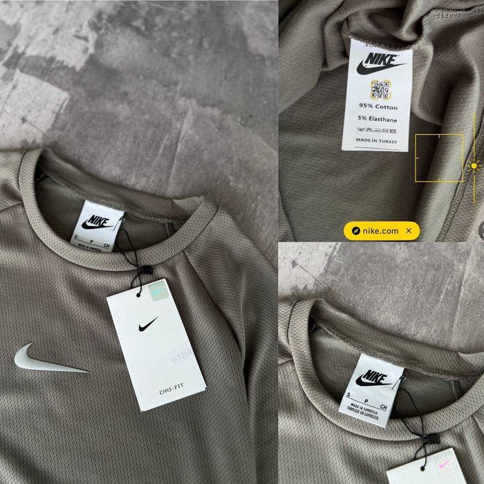 Футболка Nike Premium компресійна з qr-code та біркою i57/GH616