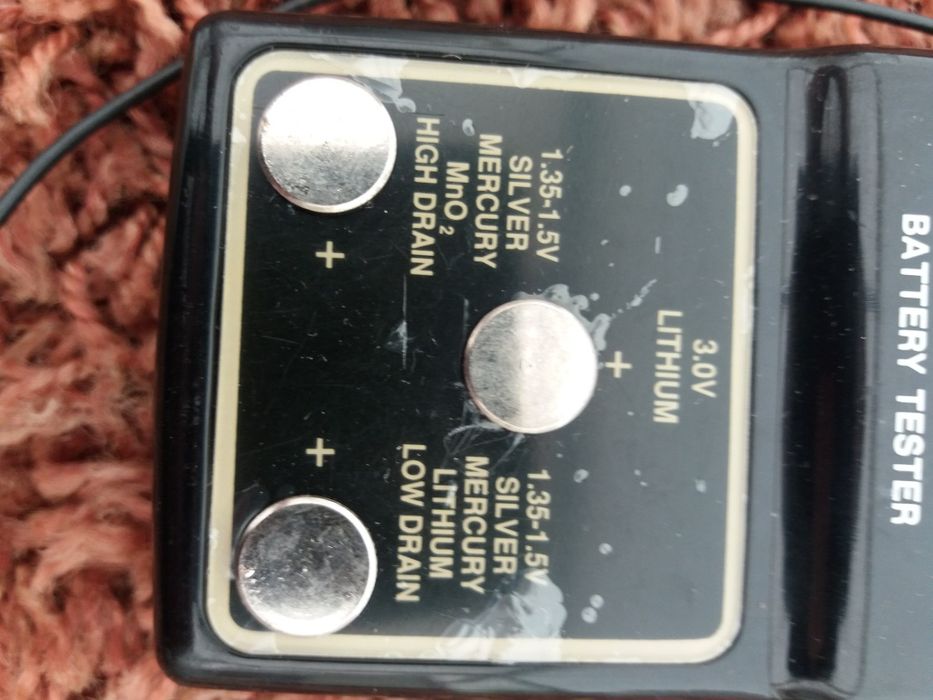 Verificador de carga de pilhas