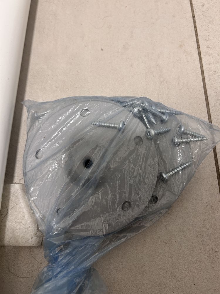 IKEA ADILS nogi regulowane 5 szt BIAŁE stół biurko