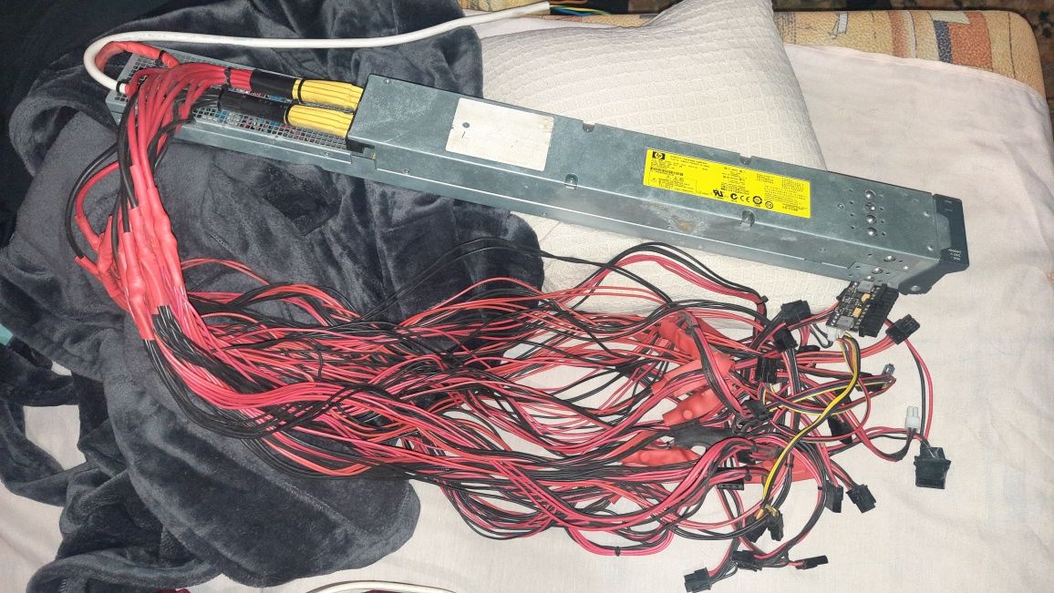 Серверный блок питания hp 2450w Желтая лыжа