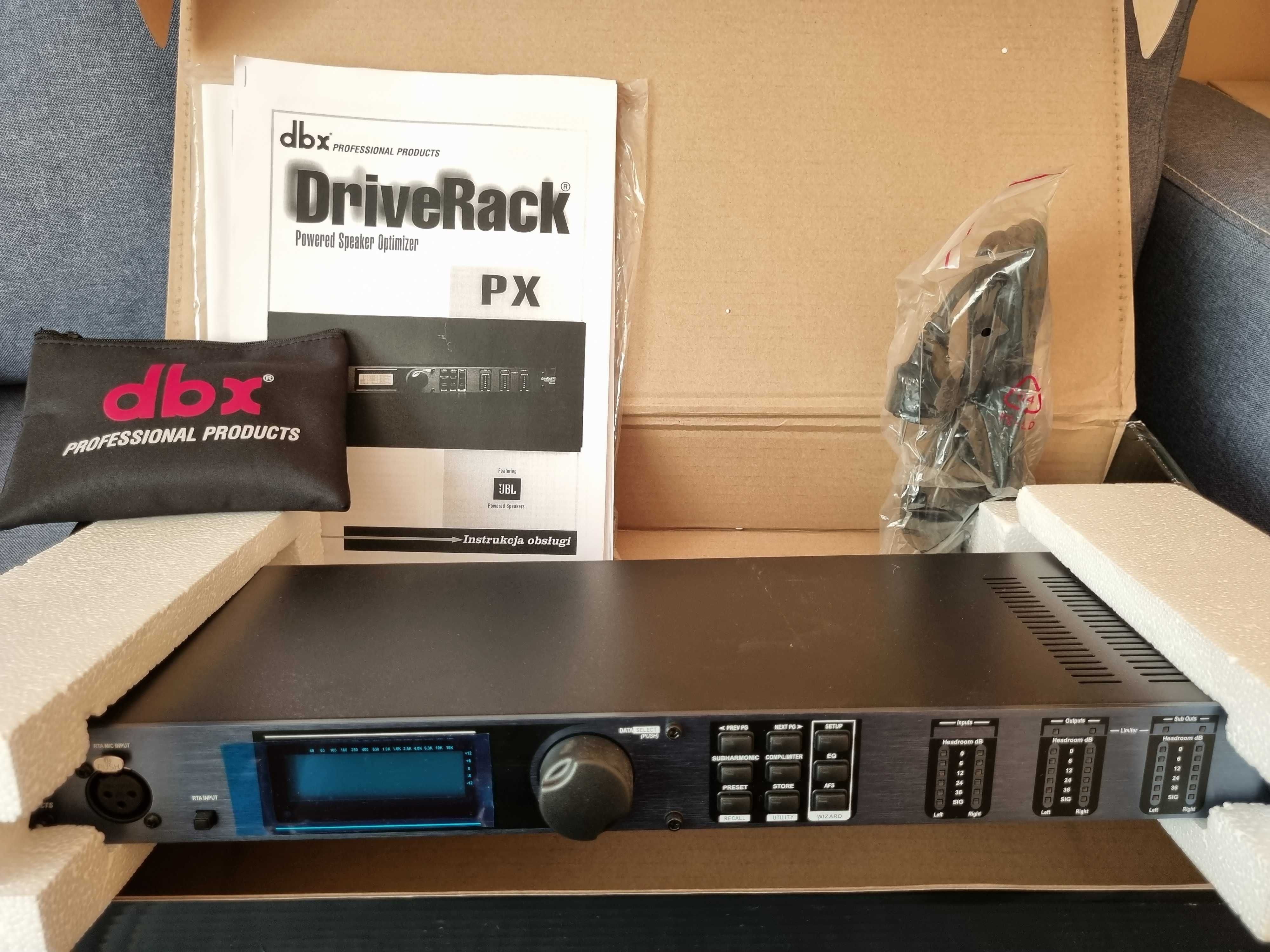 DBX DriveRack PX - procesor sterujący aktywnymi systemami nagłośnienia