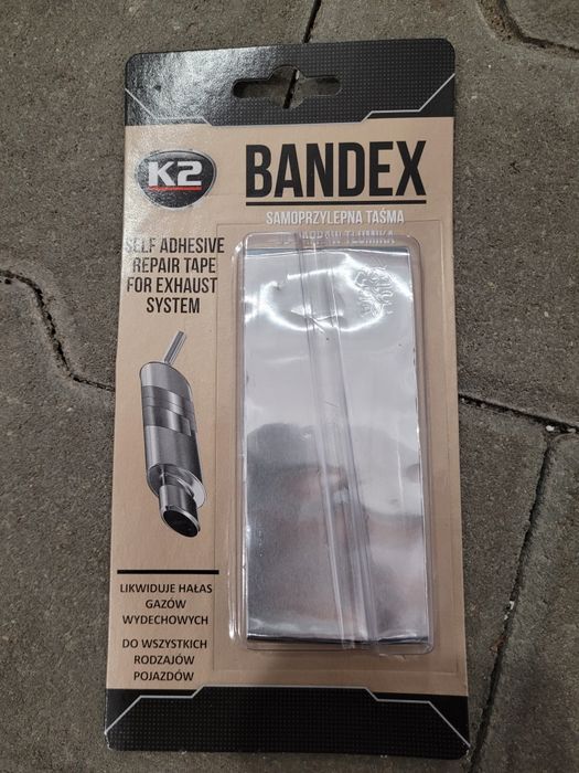 K2 Bandex taśma do naprawy tłumika lub rury wydechowej. 5 szt.