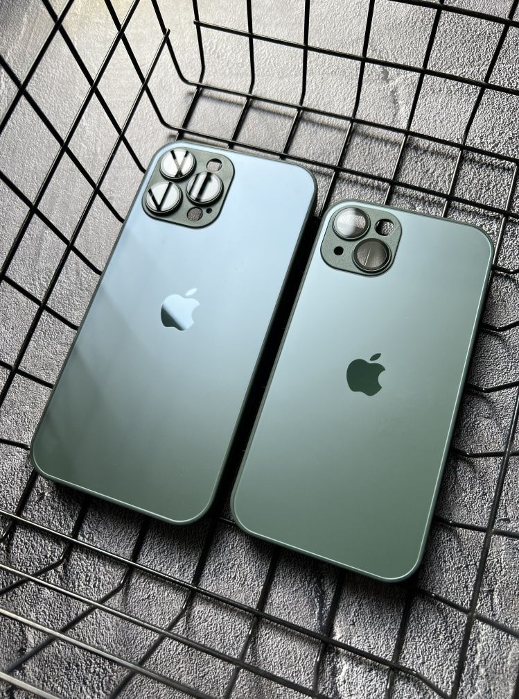 Чехол ag Glass case на iPhone 13 и другие, чохол для Айфон стеклянный