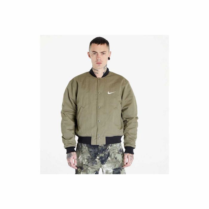 Куртка Stussy x Nike Reversible Varsity Jacket Medium Olive/Bright Man